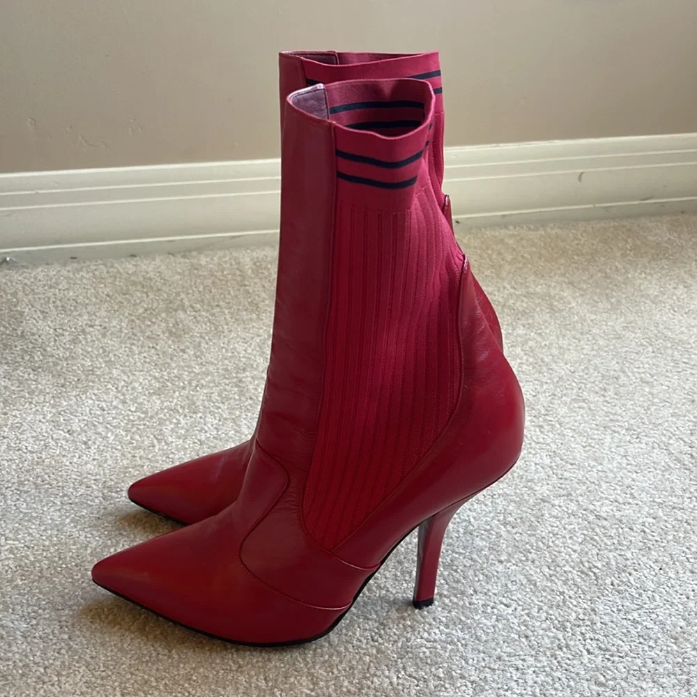 Fendi Sock Boots 38 - Picture 3 of 9